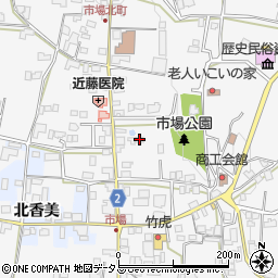 徳島県阿波市市場町市場町筋140周辺の地図