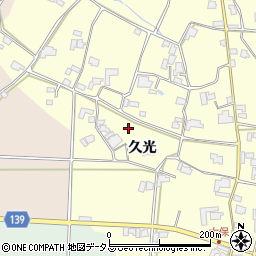 徳島県阿波市市場町大俣久光周辺の地図