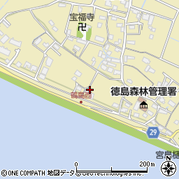 徳島県徳島市川内町鶴島217周辺の地図