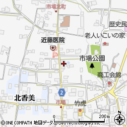 徳島県阿波市市場町市場町筋143周辺の地図