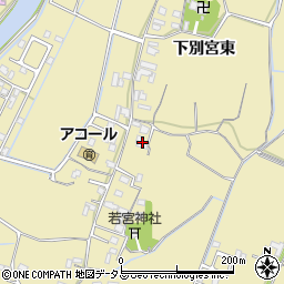 徳島県徳島市川内町下別宮西155周辺の地図