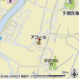 徳島県徳島市川内町下別宮西44周辺の地図