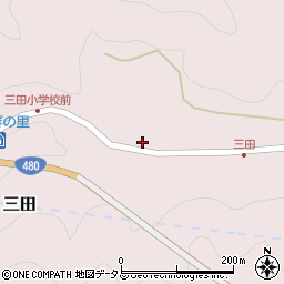 和歌山県有田郡有田川町三田466周辺の地図