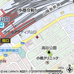 富士通株式会社　山口支店周辺の地図