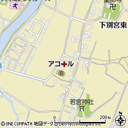 徳島県徳島市川内町下別宮西45周辺の地図