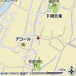 徳島県徳島市川内町下別宮西154周辺の地図