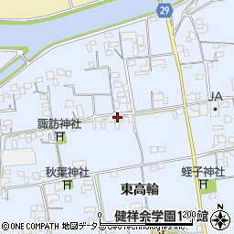 徳島県徳島市国府町東高輪293周辺の地図