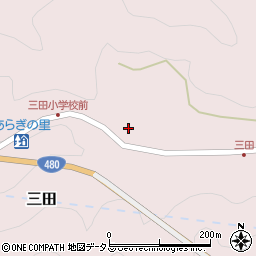 和歌山県有田郡有田川町三田650周辺の地図