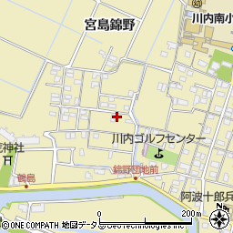 徳島マッサージ治療院周辺の地図