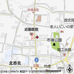 徳島県阿波市市場町市場町筋151周辺の地図