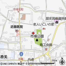 徳島県阿波市市場町市場町筋153-2周辺の地図