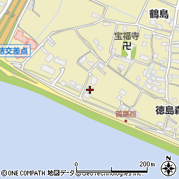 徳島県徳島市川内町鶴島203周辺の地図