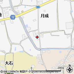 徳島県阿波市土成町水田月成217周辺の地図