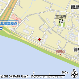 徳島県徳島市川内町鶴島188周辺の地図
