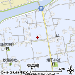 徳島県徳島市国府町東高輪周辺の地図