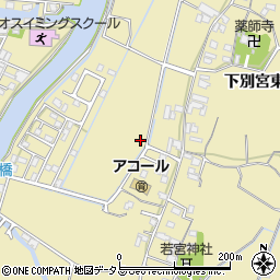 徳島県徳島市川内町下別宮西205周辺の地図