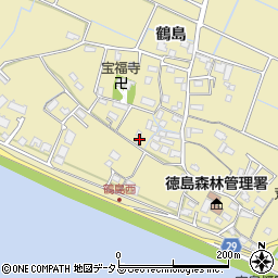 徳島県徳島市川内町鶴島265周辺の地図