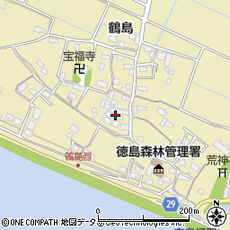 徳島県徳島市川内町鶴島248周辺の地図
