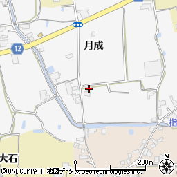 徳島県阿波市土成町水田月成周辺の地図