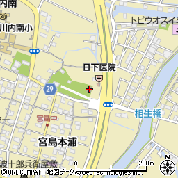 宮島会館周辺の地図