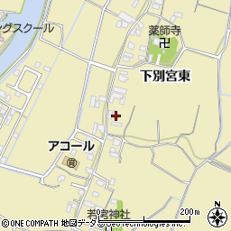 徳島県徳島市川内町下別宮西60周辺の地図