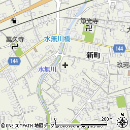 山口県岩国市玖珂町新町周辺の地図