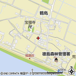 徳島県徳島市川内町鶴島262周辺の地図