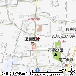 徳島県阿波市市場町市場町筋160周辺の地図