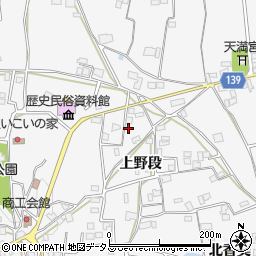 徳島県阿波市市場町市場上野段268周辺の地図