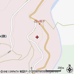 和歌山県有田郡有田川町西ケ峯462周辺の地図