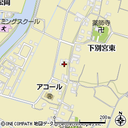 徳島県徳島市川内町下別宮西62周辺の地図
