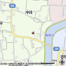 徳島県徳島市国府町芝原中庄1周辺の地図