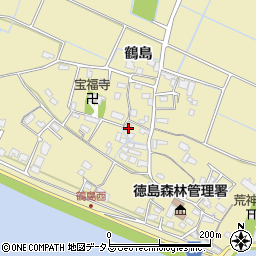 徳島県徳島市川内町鶴島252周辺の地図