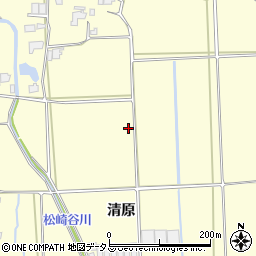 徳島県阿波市市場町大俣清原周辺の地図