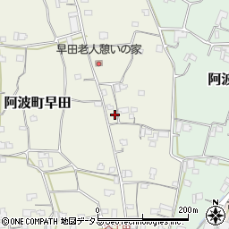 徳島県阿波市阿波町早田371周辺の地図