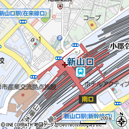 防長交通株式会社　新山口駅北口案内所周辺の地図