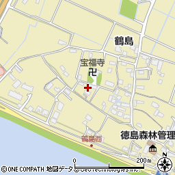 徳島県徳島市川内町鶴島268周辺の地図