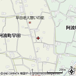 徳島県阿波市阿波町早田375周辺の地図