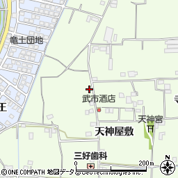 徳島県徳島市国府町芝原天神屋敷周辺の地図