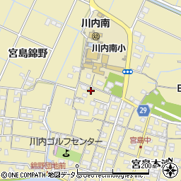 徳島県徳島市川内町宮島本浦16-4周辺の地図