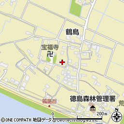 徳島県徳島市川内町鶴島261周辺の地図