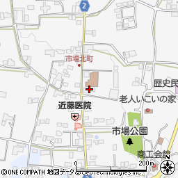 徳島県阿波市市場町市場町筋162周辺の地図