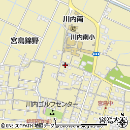 徳島県徳島市川内町宮島本浦16周辺の地図