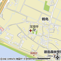 徳島県徳島市川内町鶴島294周辺の地図