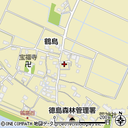 徳島県徳島市川内町鶴島325周辺の地図