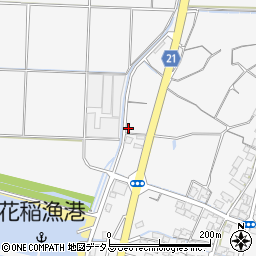 香川県観音寺市大野原町花稲337周辺の地図