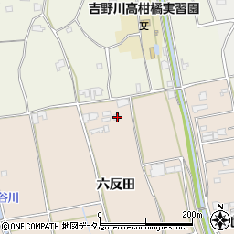 徳島県阿波市市場町伊月六反田周辺の地図