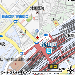 豊丸水産新山口　北口店周辺の地図