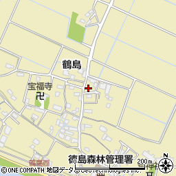 徳島県徳島市川内町鶴島319周辺の地図