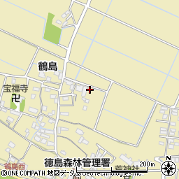 徳島県徳島市川内町鶴島321周辺の地図